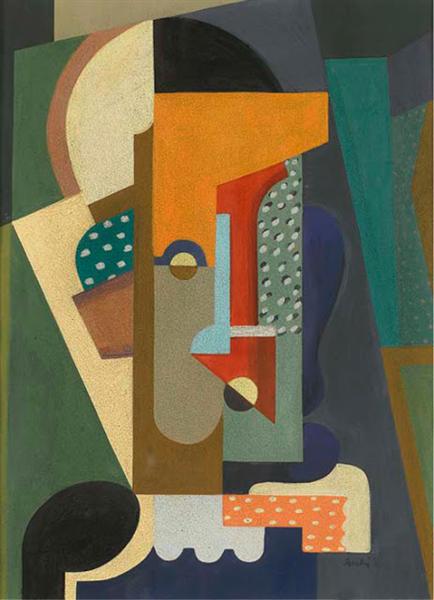 Cubist Composition, 1913 - Auguste Herbin