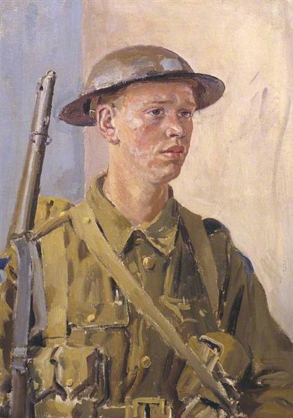 A Canadian Soldier, 1918 - Огастес Эдвин Джон