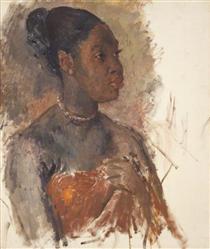 Portrait of a Jamaican Woman - Огастес Эдвін Джон