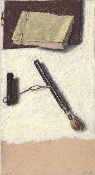 Paintbrush and Sketchbooks, 1988 - Avigdor Arikha