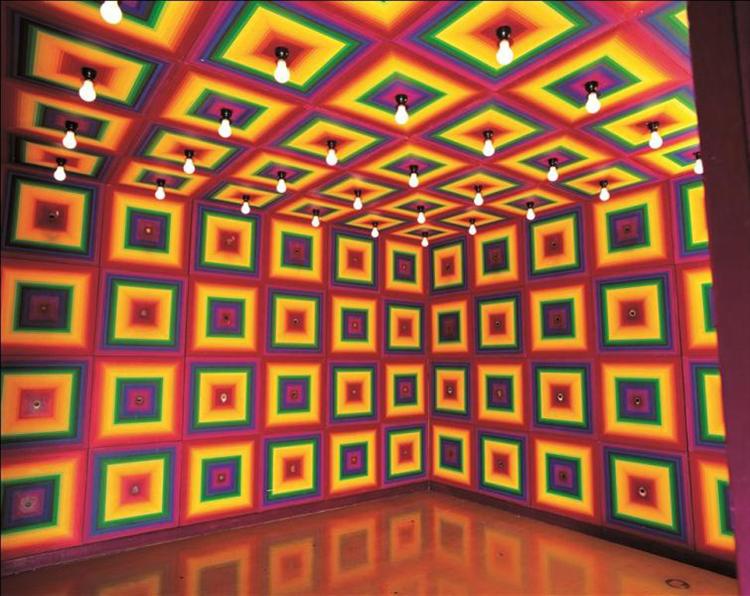 Rainbow Environment No.7: Tactile Rainbow Room, 1970 - Ay-O