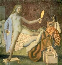 The Cat in the Mirror - Balthus
