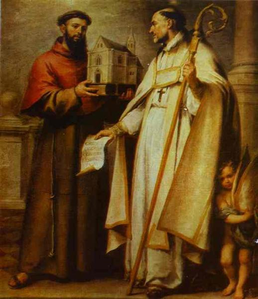 St. Leander and St. Bonaventure, 1665 - 1666 - 巴托洛梅·埃斯特萬·牟利羅