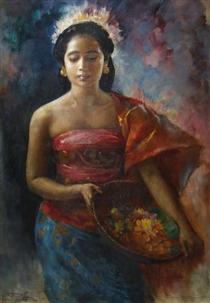 Javanese Girl - Basuki Abdullah