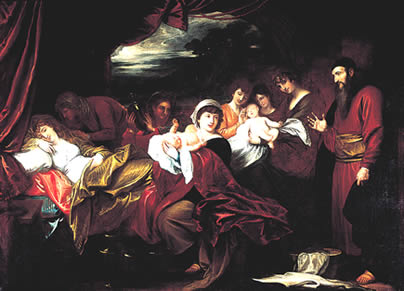 Esau and Jacob Presented to Isaac - Бенджамін Вест