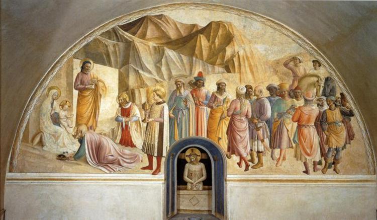 Adoration of the Magi, 1438 - c.1445 - Беноццо Гоццолі