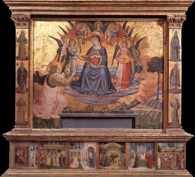 Madonna della Cintola, 1450 - Беноццо Гоццолі