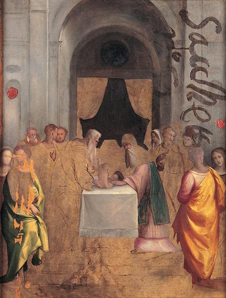Presentation at the Temple, 1510 - Бенвенуто Тизи