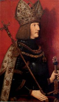 Portrait of Maximilian I (1459-1519) - Bernhard Strigel