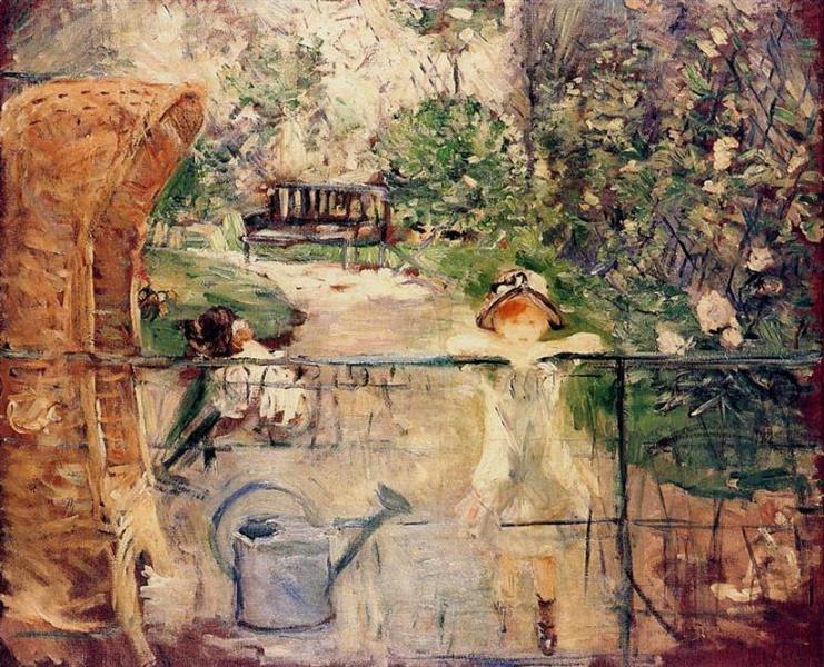 Little Girls in the Garden, 1885 - Berthe Morisot
