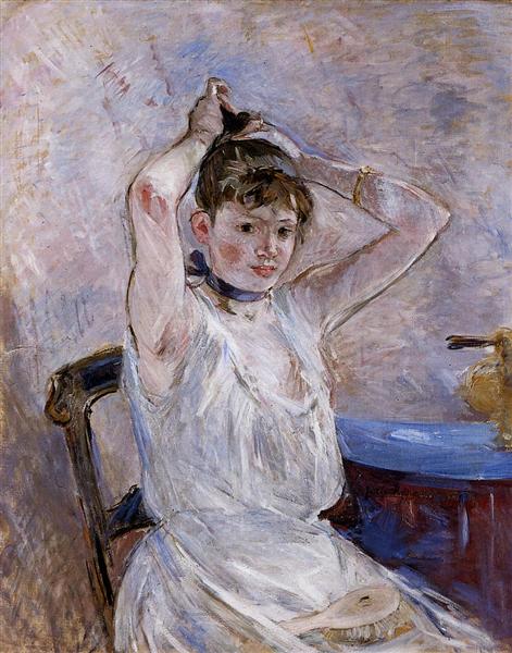 The Bath, 1885 - 1886 - Berthe Morisot