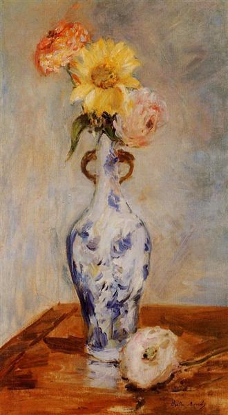 The Blue Vase, 1888 - Берта Моризо