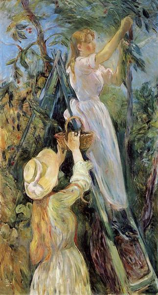 The Cherry Picker, 1891 - Berthe Morisot