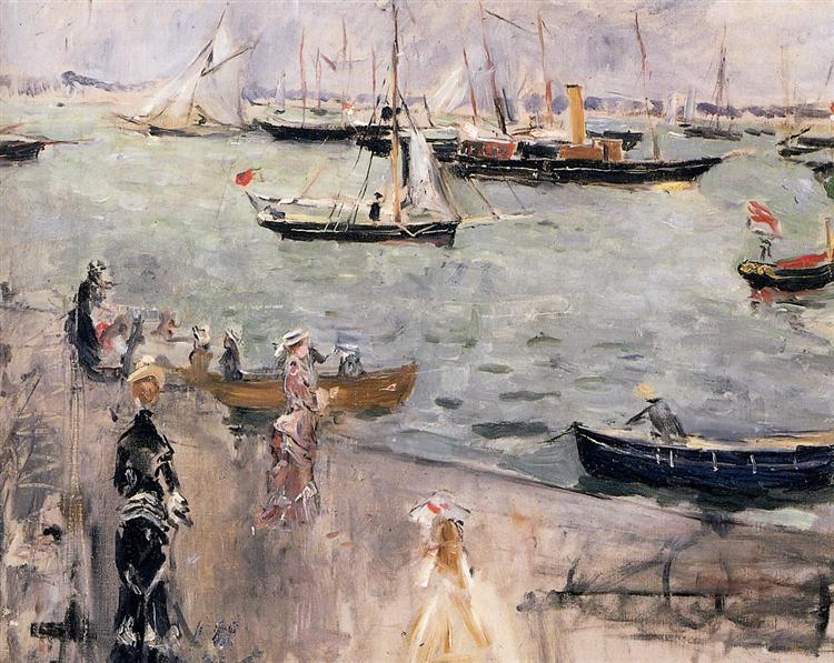 The Isle of Wight, 1875 - Berthe Morisot