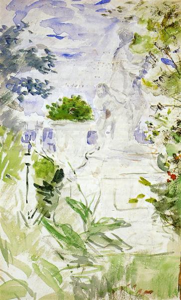 The Tuileries, 1885 - Berthe Morisot