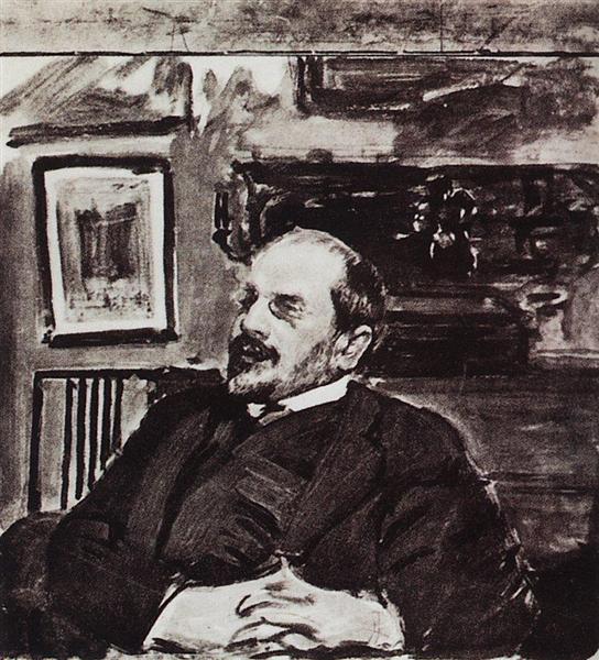 Alexander Benois, 1911 - Borís Kustódiev