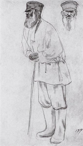 Peasant, 1914 - Boris Kustodiev