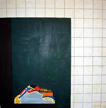 Early New York Subway Wall - Burhan Doğançay