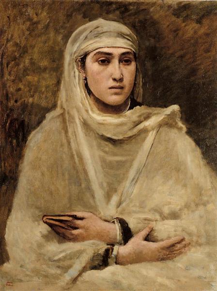 Алжирская женщина, c.1870 - c.1873 - Камиль Коро