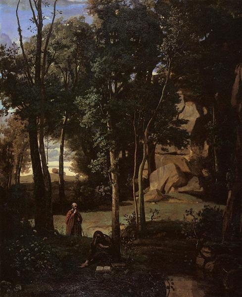 Democritus and the Abderiti, 1841 - Camille Corot