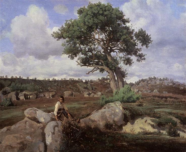 The Raging One, c.1830 - Camille Corot