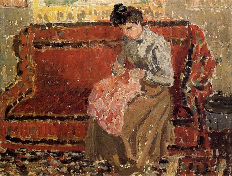 Jeanne Coushant, 1900 - Camille Pissarro