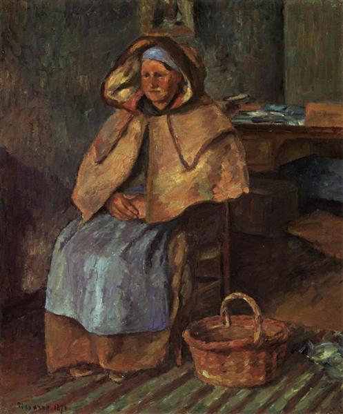 La Mere Gaspard, 1876 - Camille Pissarro