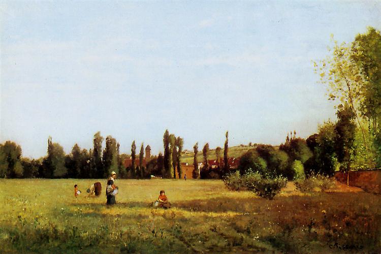 La Varenne de St. Hilaire, 1863 - Каміль Піссарро