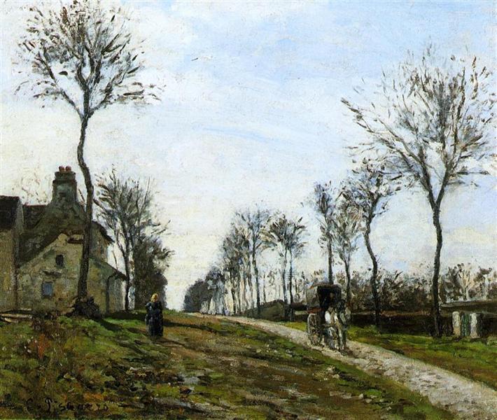 Road to Louveciennes - Camille Pissarro