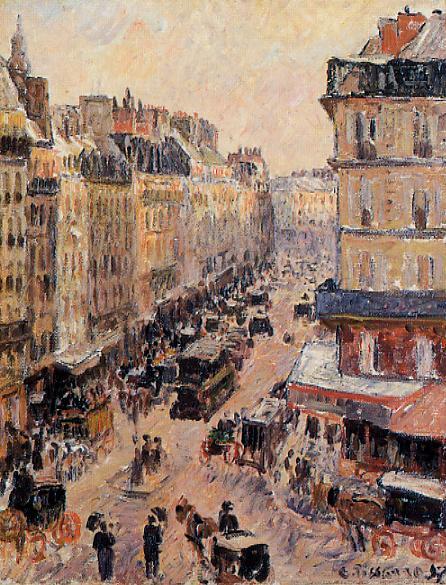 Rue Saint Lazare, 1897 - Camille Pissarro