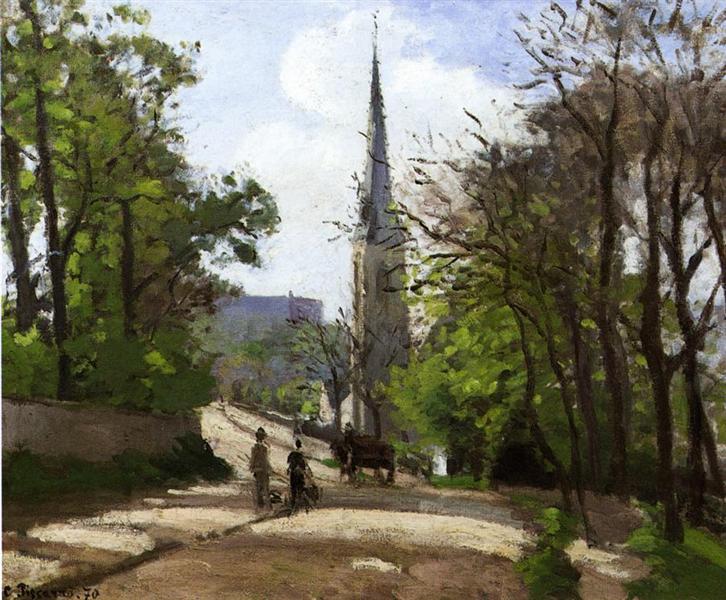 St. Stephen's Church, Lower Norwood, 1870 - Camille Pissarro