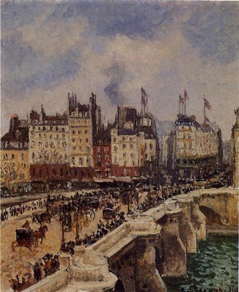 The Pont Neuf, 1901 - Camille Pissarro