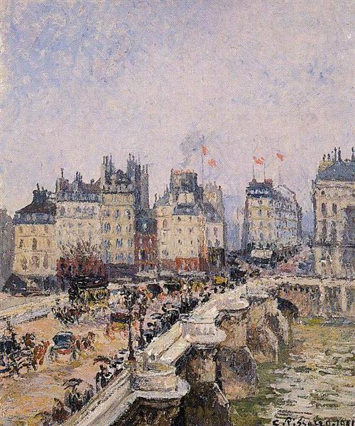 The Pont Neuf 2, 1901 - Camille Pissarro