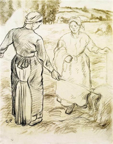 The Tedders, c.1880 - c.1881 - Camille Pissarro