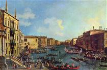 A Regatta on the Grand Canal - Canaletto