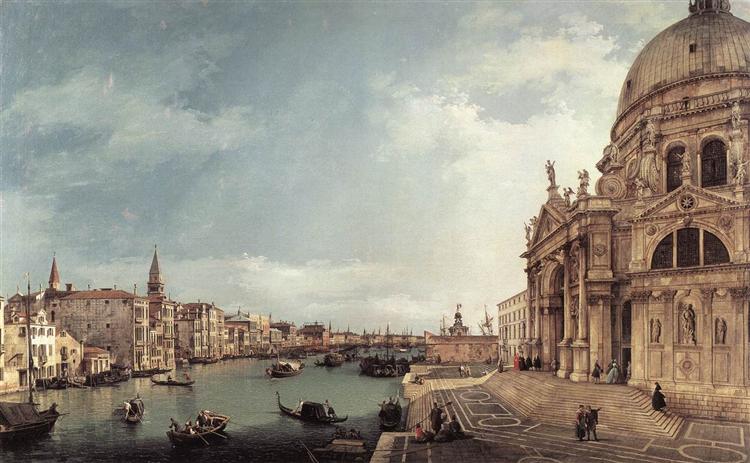 Entrance to the Grand Canal: Looking East, 1744 - Canaletto
