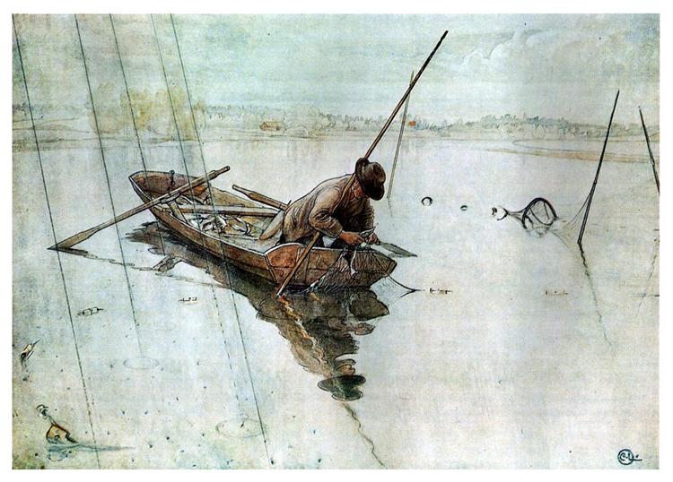 Fishing, 1905 - 卡爾·拉森