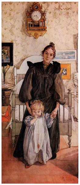 Karin and Kersti, 1898 - Carl Larsson