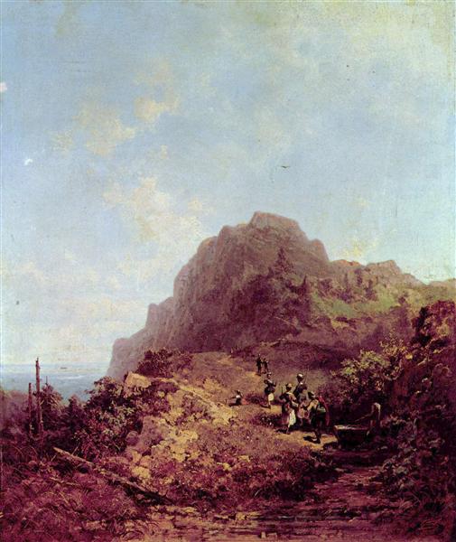 Mountain Hike (Trip to Duke Stand), c.1870 - Карл Шпицвег