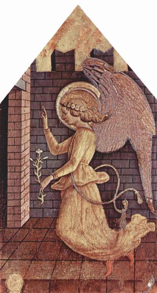 Annunciation angel Gabriel, 1468 - Карло Кривелли