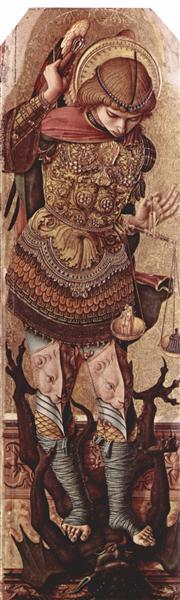 Archangel Michael, 1477 - Карло Кривелли