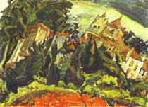Houses at Ceret - Chaim Soutine
