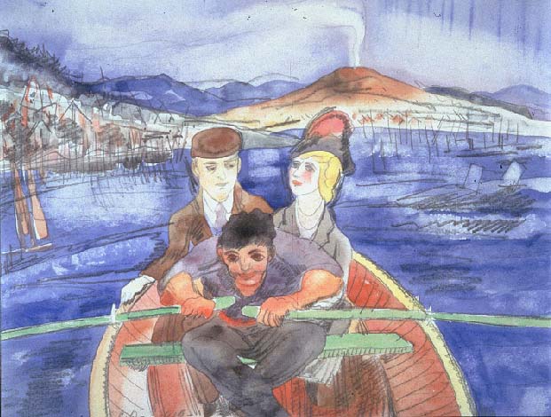 The Boat Ride from Sorrento, 1919 - Чарльз Демут