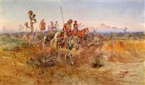 Navajo Trackers - Charles Marion Russell