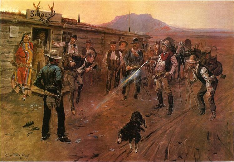 The Tenderfoot, 1900 - Charles M. Russell