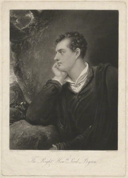 George Gordon Byron, 6th Baron Byron, 1815 - Charles Turner