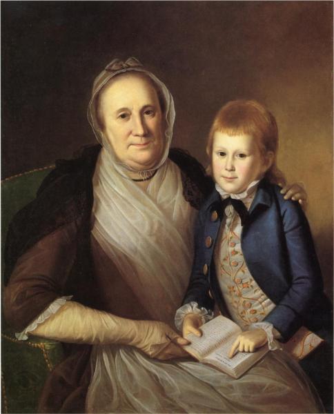 Mrs. James Smith and Grandson, 1776 - Charles Willson Peale