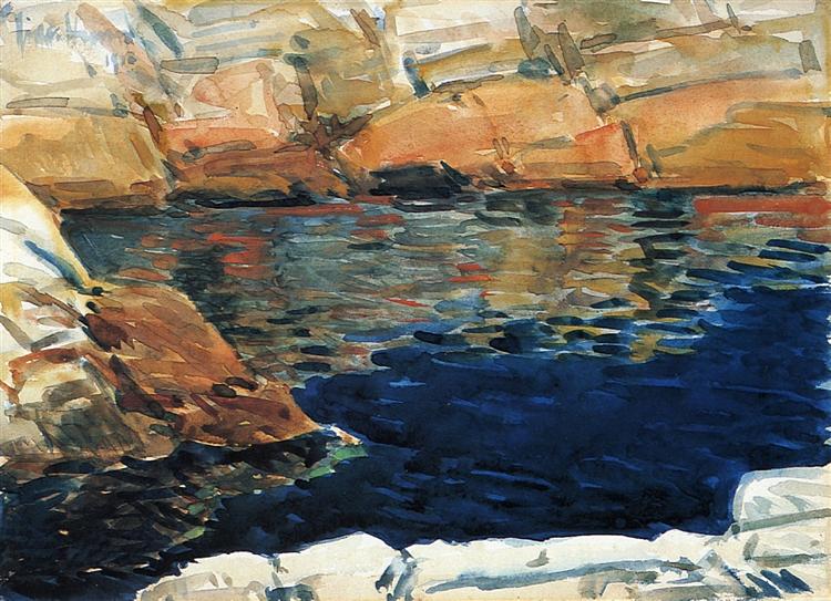 Looking into Beryl Pool, 1912 - Childe Hassam