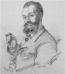 Portrait of Karl Millöcker - Кристиан Вильгельм Аллерс