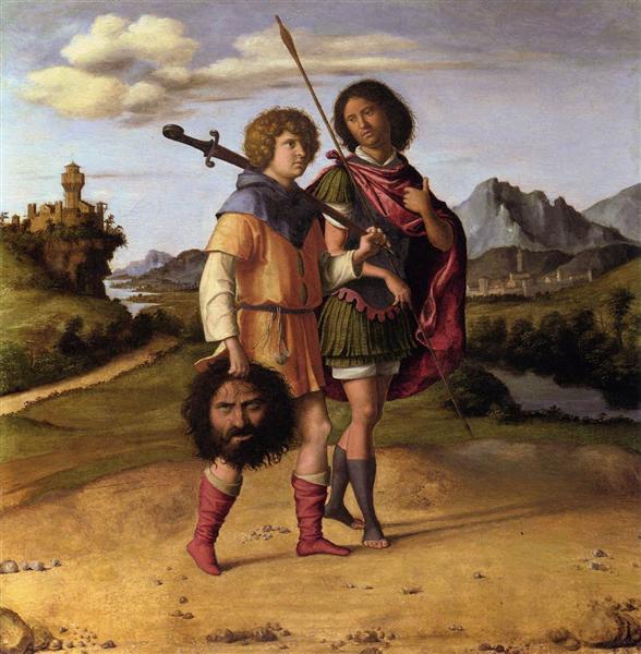 David and Jonathan, c.1507 - Чима да Конельяно